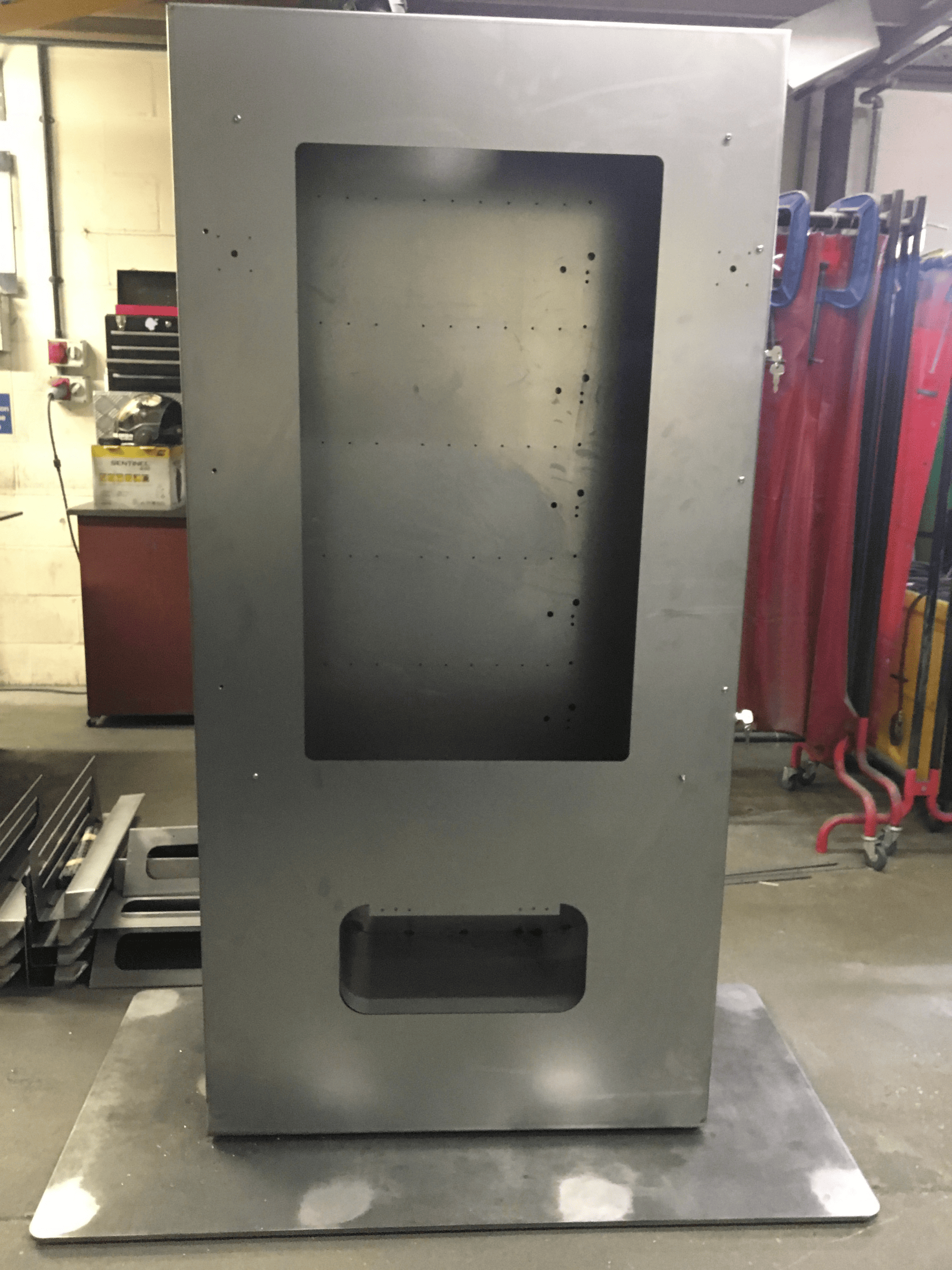 An official prototype of the Odore vending machine.